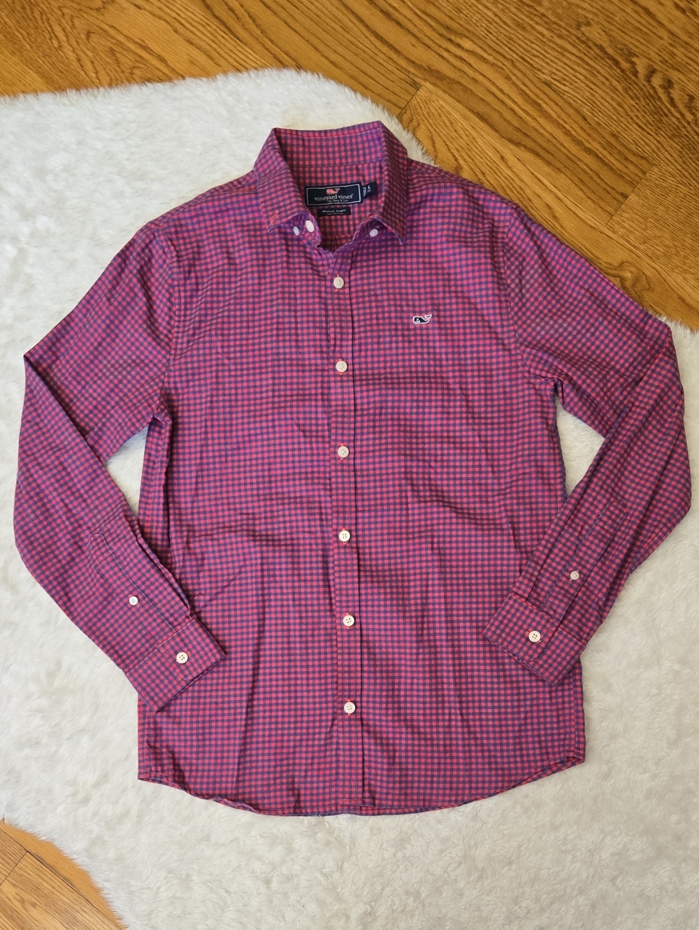 Vineyard Vines Whale Shirt, Boys Size Large